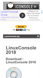 Mobile Screenshot of linuxconsole.org